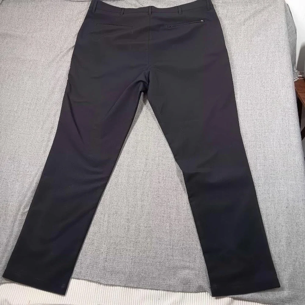 Banana Republic Pants Mens 40x32 Black‎ Slim Fit Microfiber Zip Pocket Trousers
